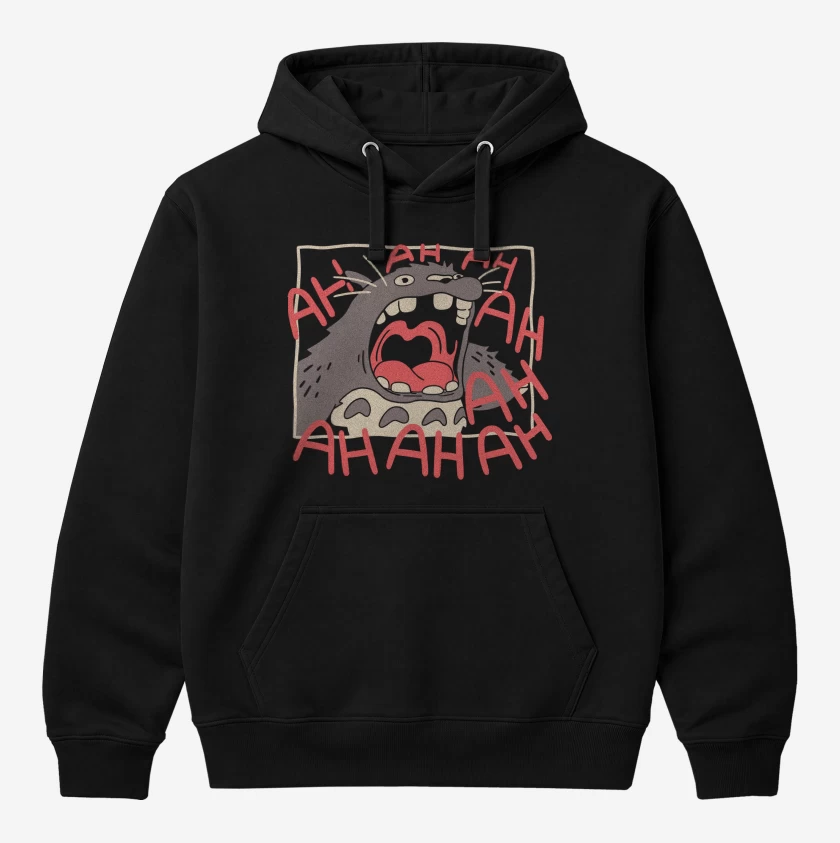 Polerón Canguro Negro de TOTORO RISA