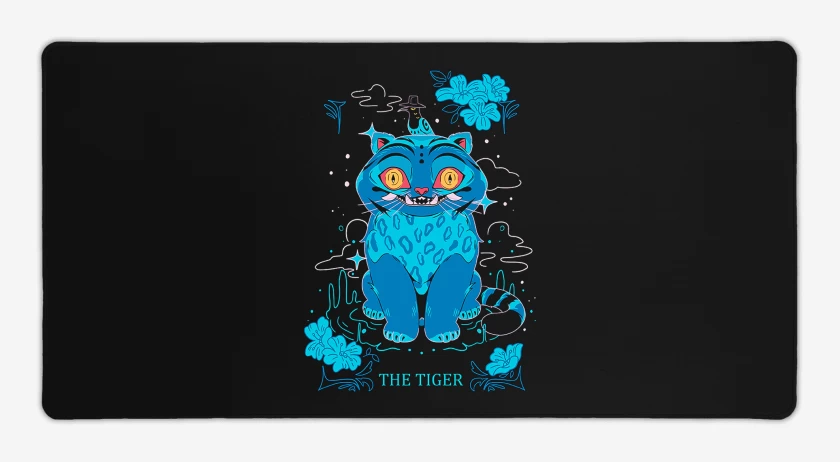 Mouse pad Gamer Negro de El Tigre 