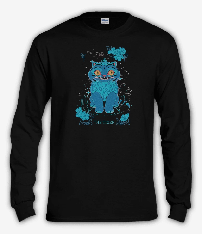 Polera manga larga Negro de El Tigre 