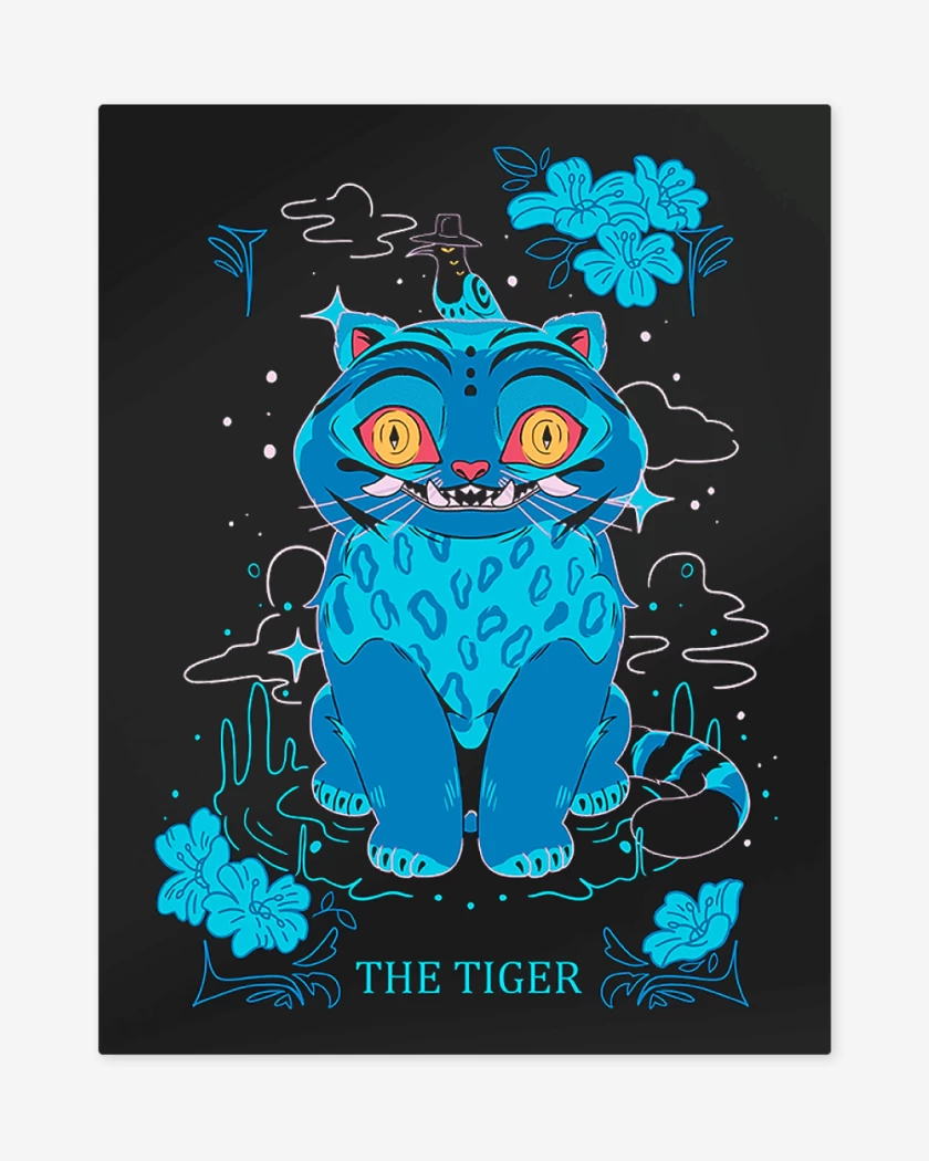 Print metalico El Tigre 