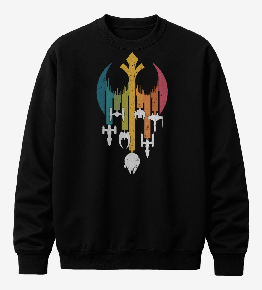 Poleron polo Negro de Rebel Arcoiris