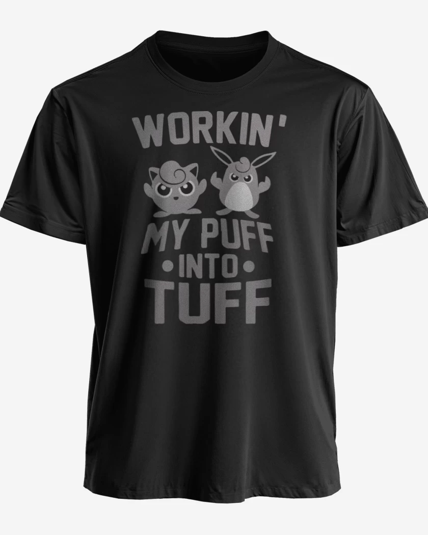 Polera Negro de Puff