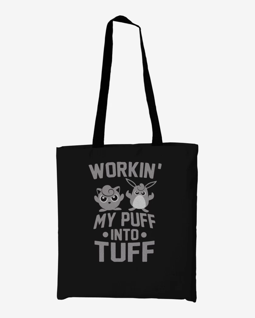 Totebag Negro de Puff