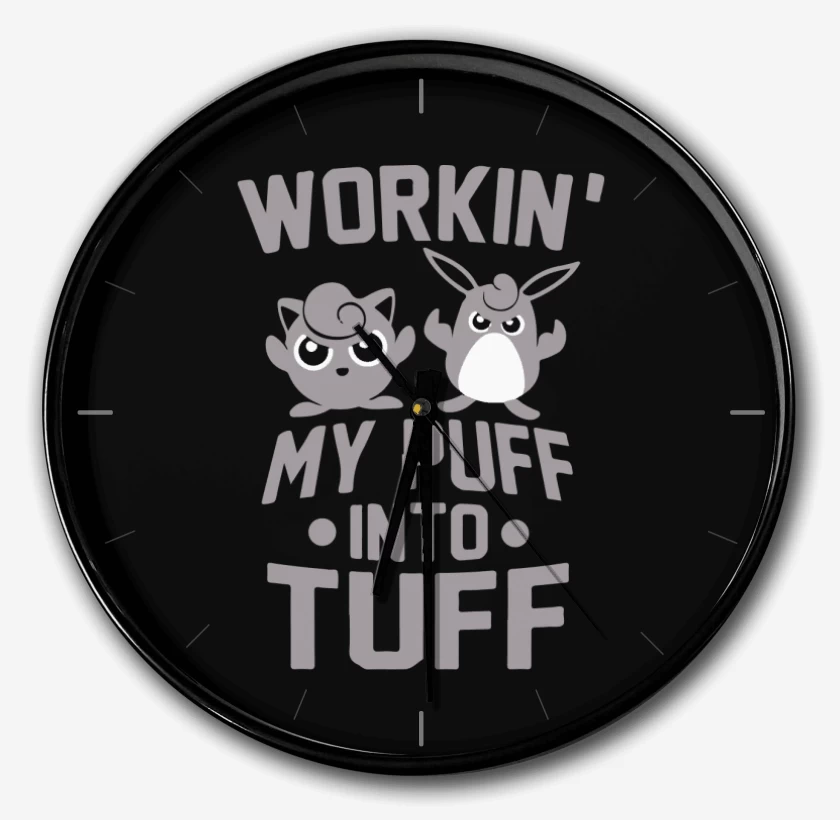 Reloj Negro de Puff