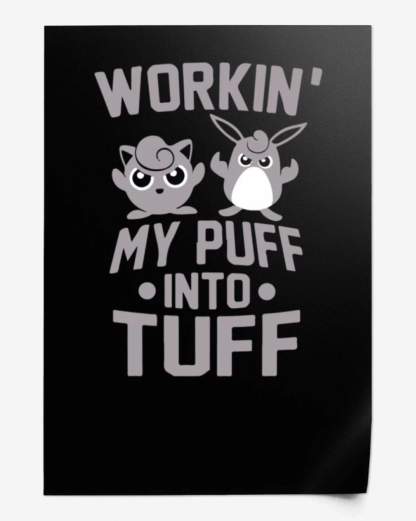 Print Negro de Puff