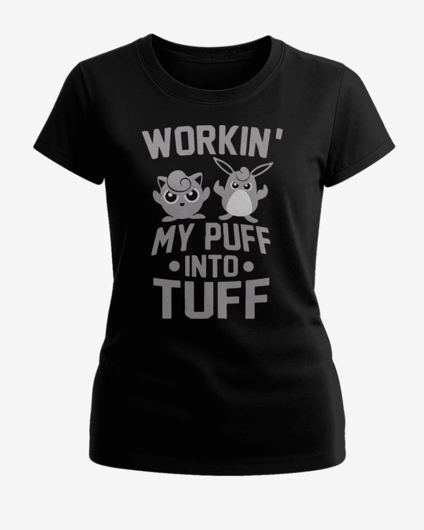 Polera de Mujer Negro de Puff