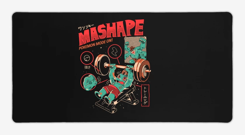 Mouse pad Gamer Machop Gym