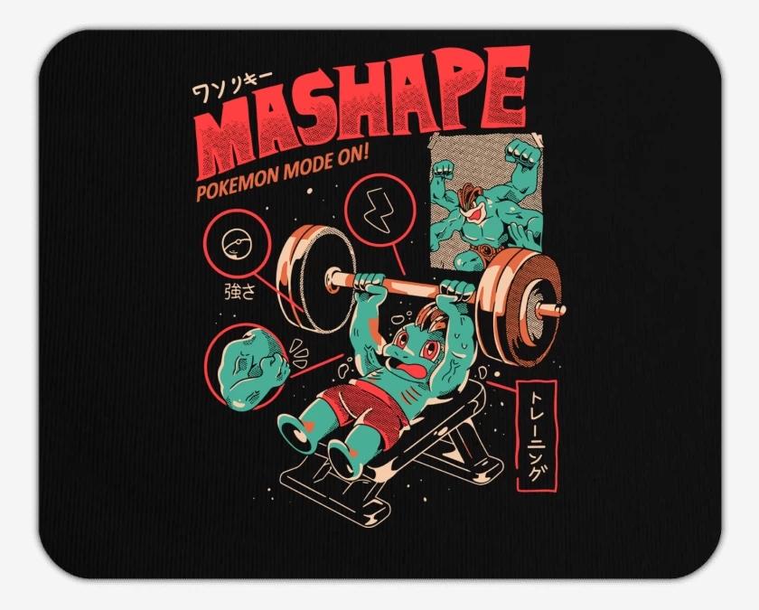 Mousepad Machop Gym