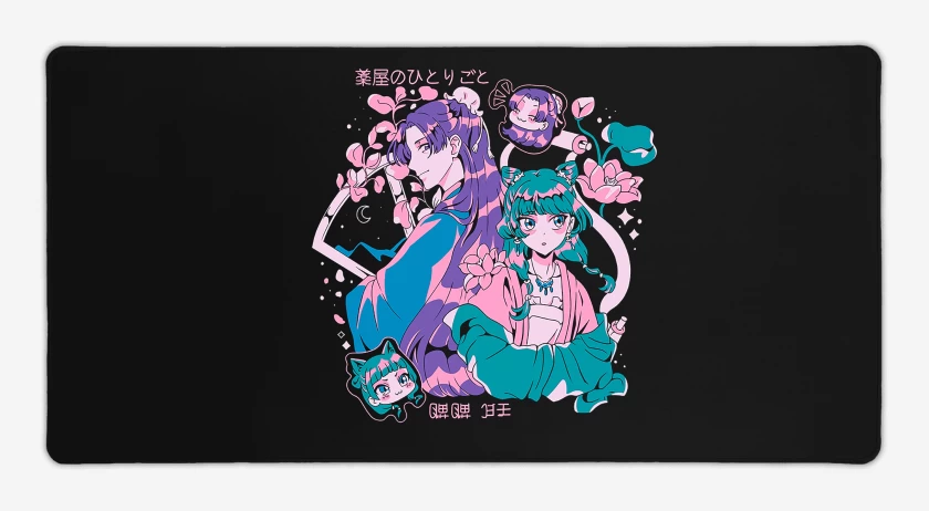Mouse pad Gamer Negro de Diario de la Boticaria