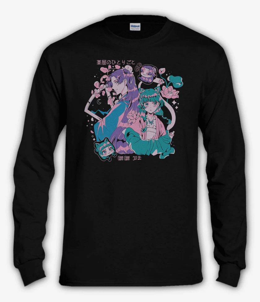 Polera manga larga Negro de Diario de la Boticaria