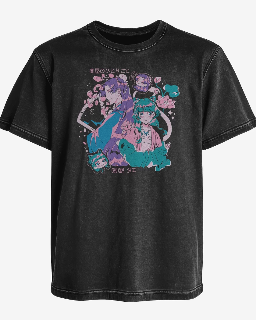 Polera desgastada Negro de Diario de la Boticaria