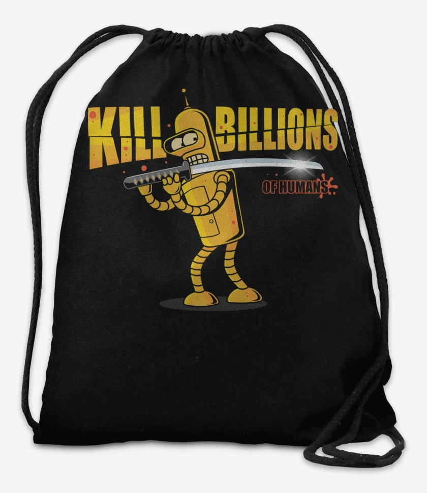 Mochila Negro de Kill Bender