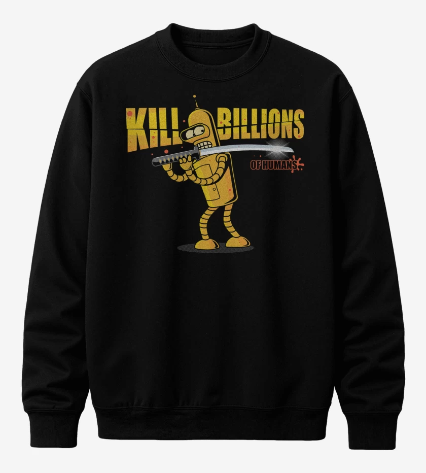 Poleron polo Negro de Kill Bender