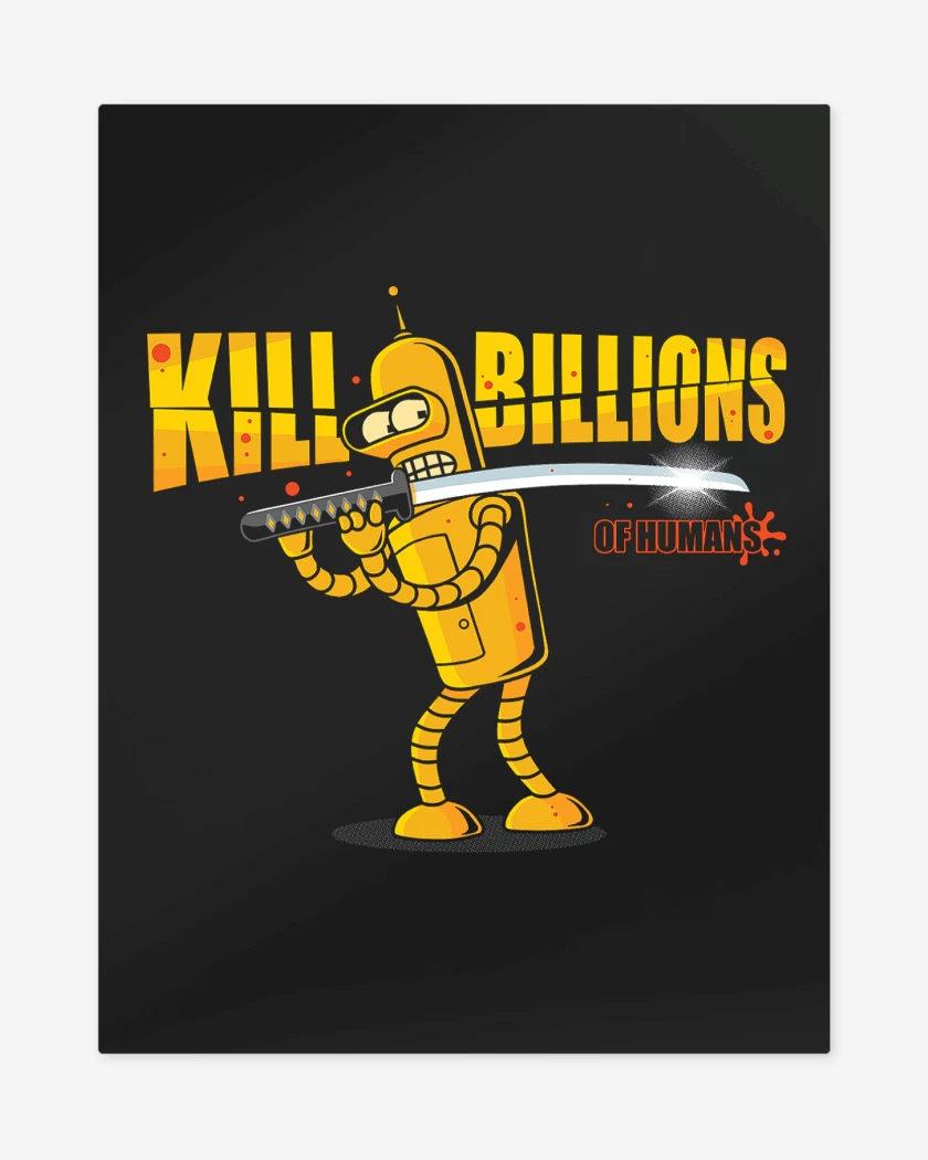 Print metalico Kill Bender