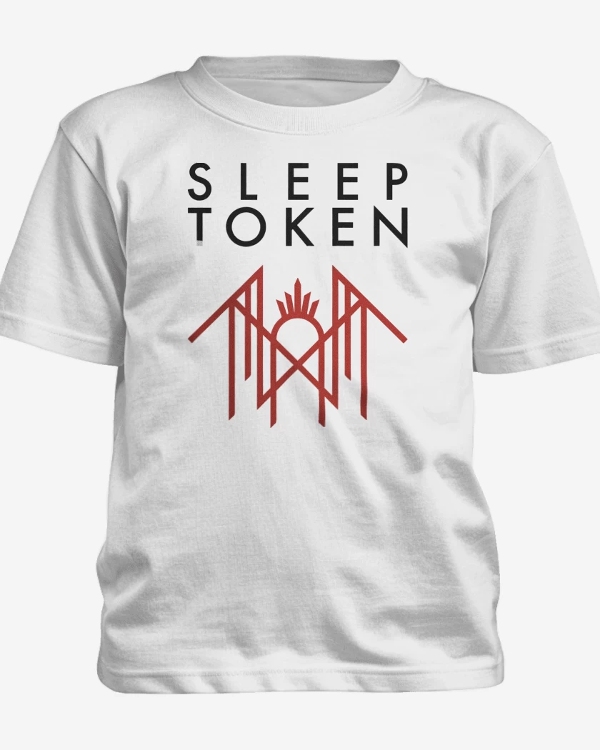 Polera de niño Blanco de Sleep Tokken Logo  