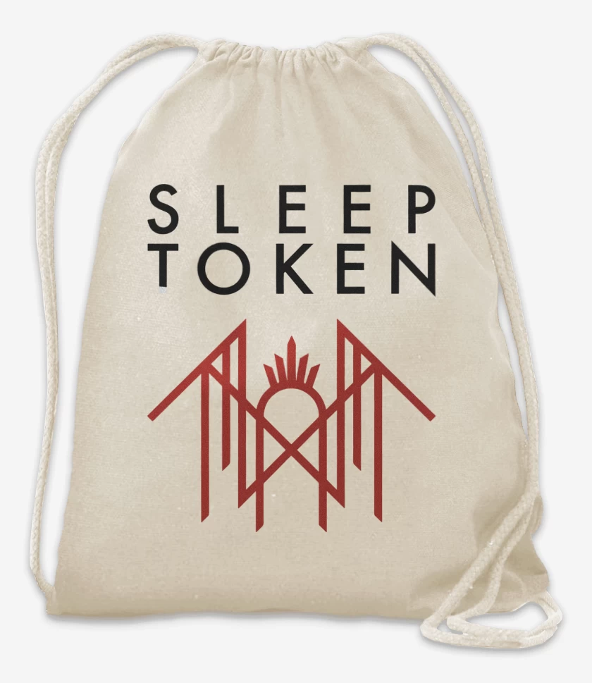 Mochila Blanco de Sleep Tokken Logo  
