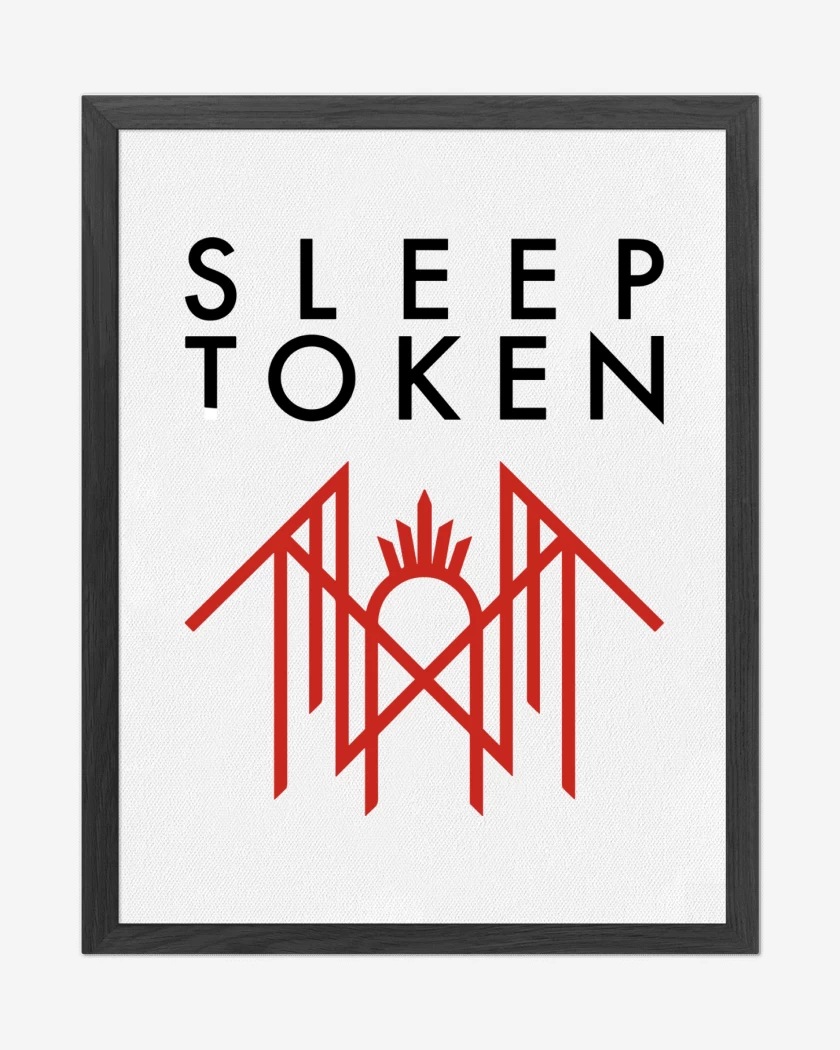 Cuadro decorativo Sleep Tokken Logo  