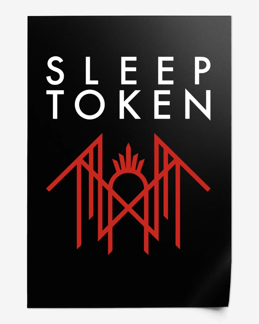 Print Negro de Sleep Tokken