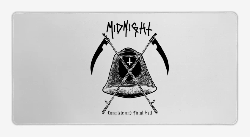 Mouse pad Gamer Blanco de Midnight Complete and Total Hell