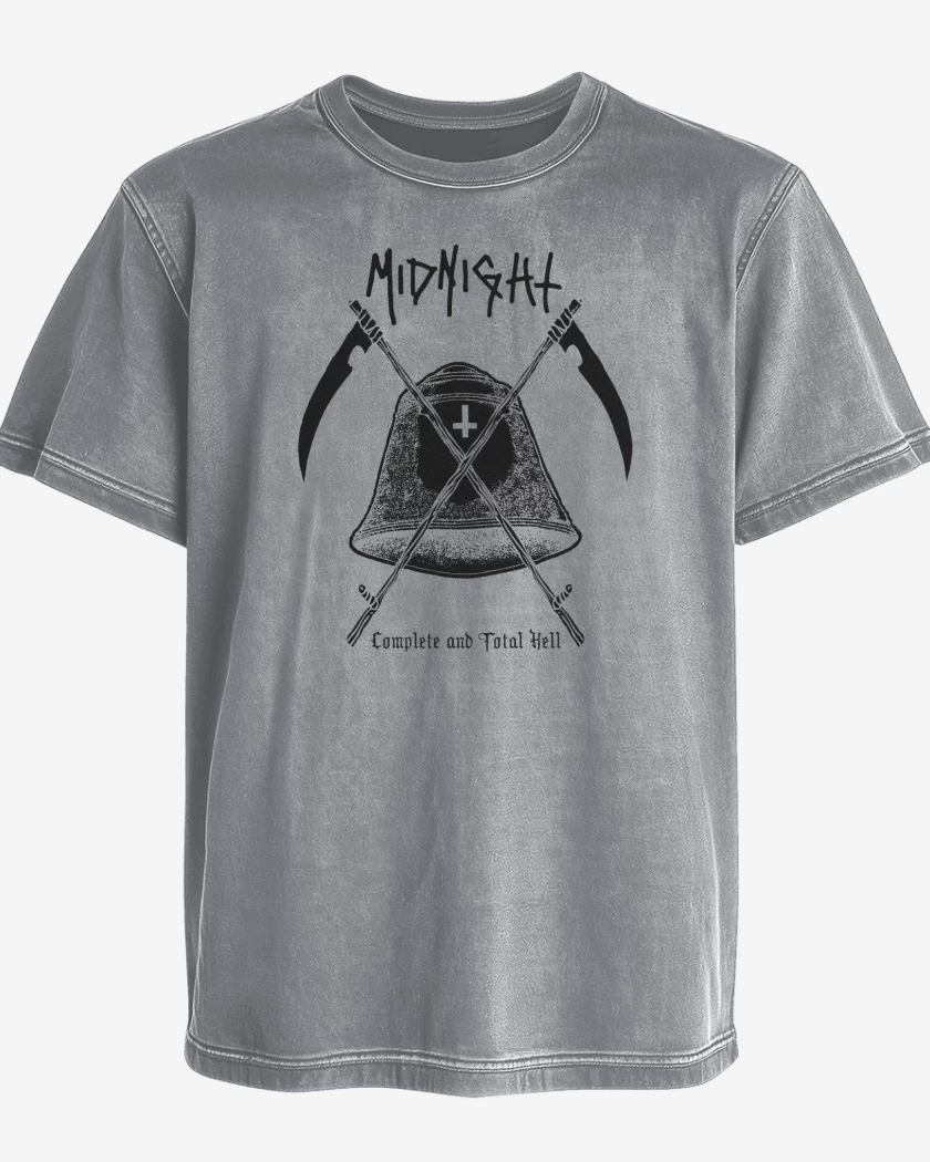 Polera desgastada Midnight Complete and Total Hell