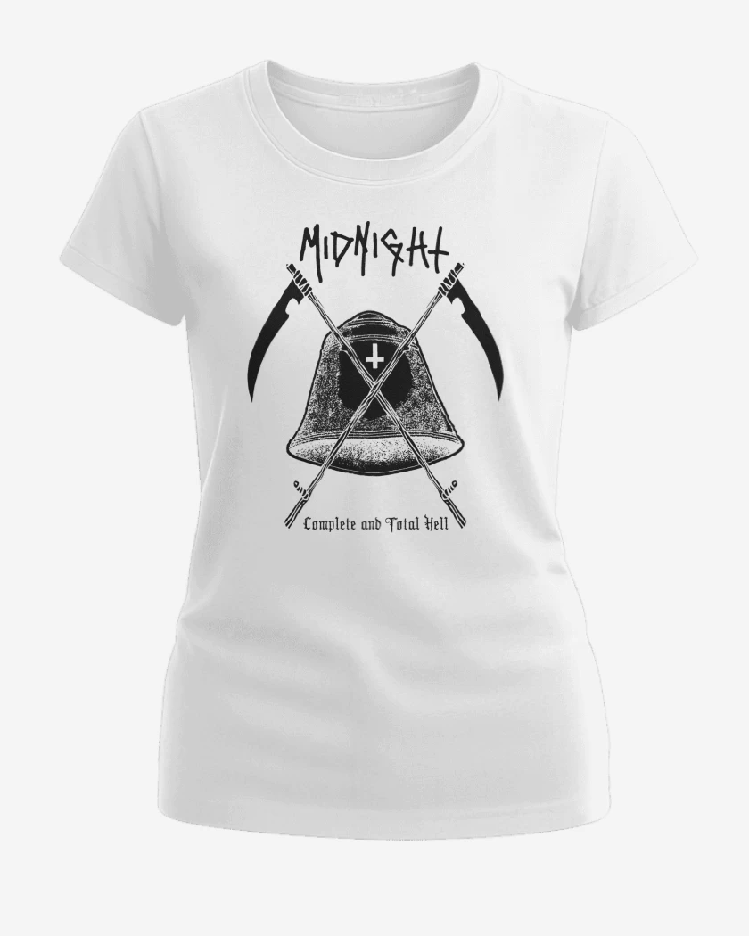 Polera de Mujer Blanco de Midnight Complete and Total Hell