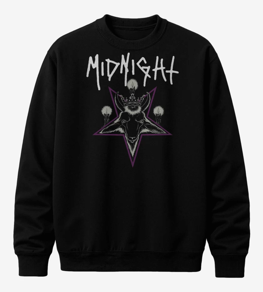 Poleron polo Negro de Midnight Satanic