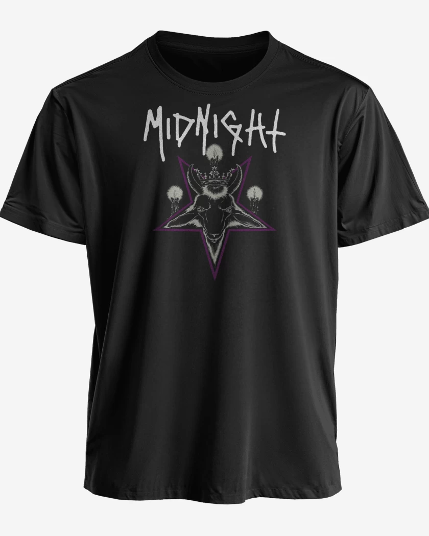Polera premium Negro de Midnight Satanic