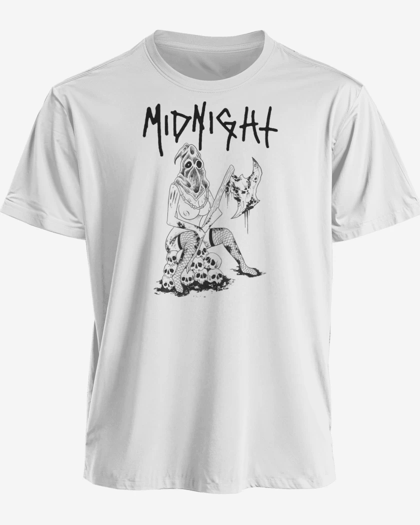 Polera premium Blanco de Midnight Rehearsal Vomit