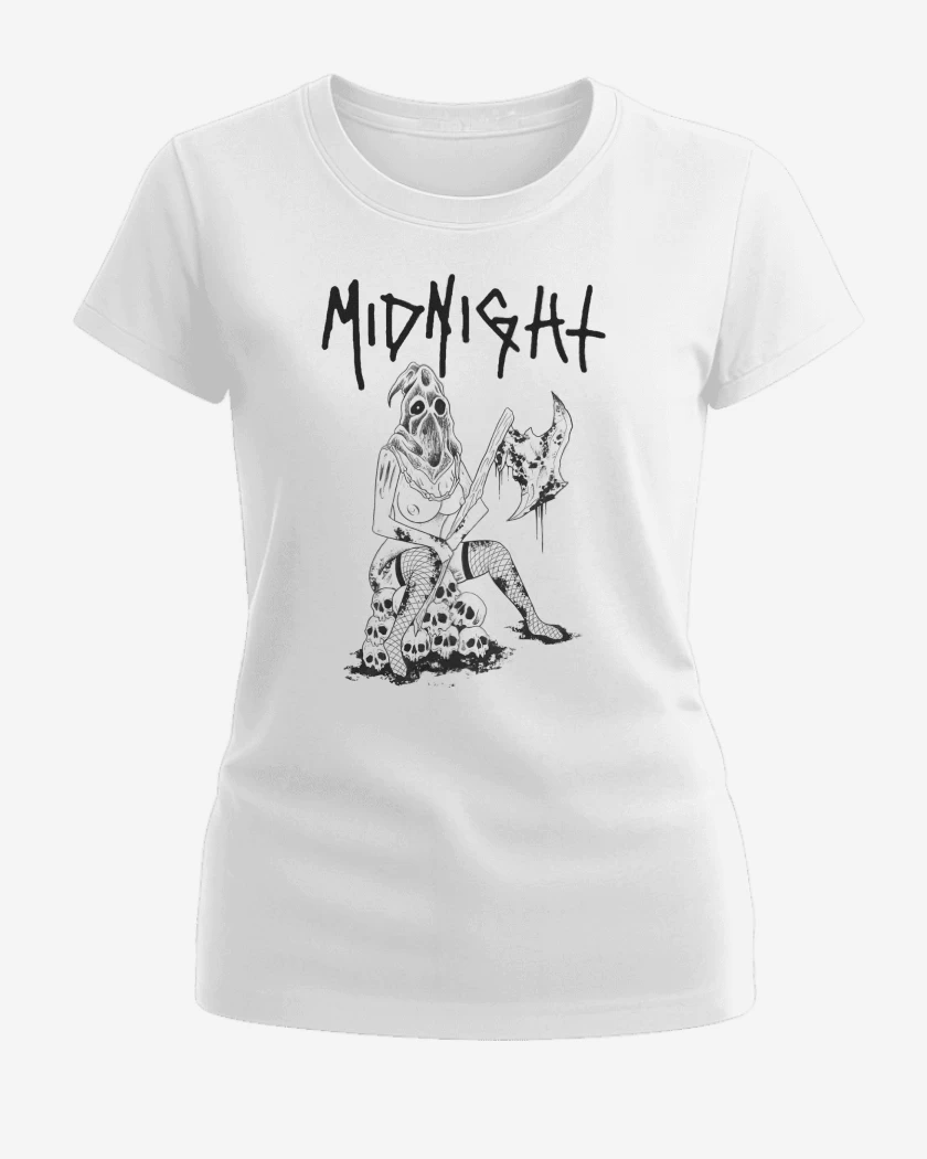 Polera de Mujer Blanco de Midnight Rehearsal Vomit