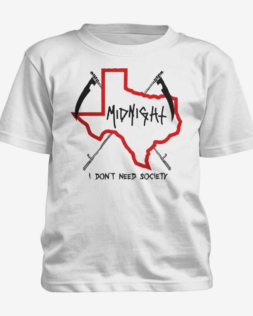 Polera de niño Blanco de Midnight I Dont Need Society