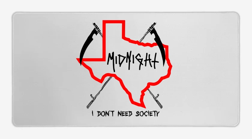 Mouse pad Gamer Midnight I Dont Need Society