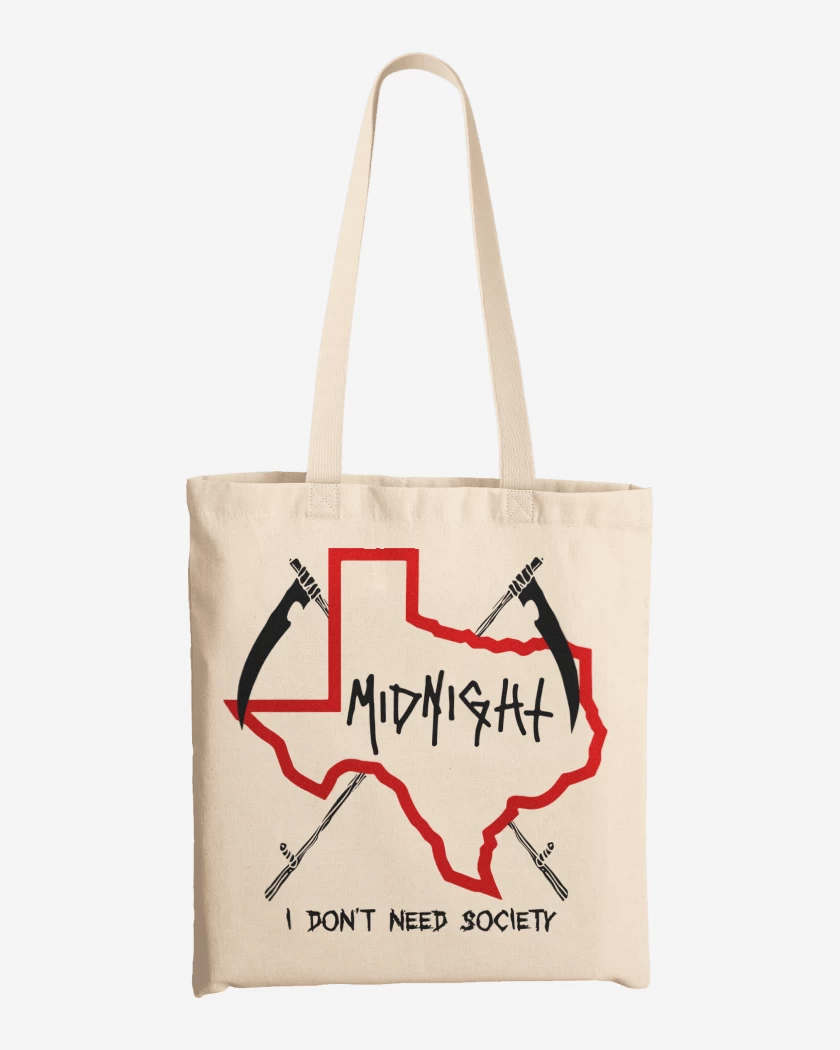 Totebag Midnight I Dont Need Society