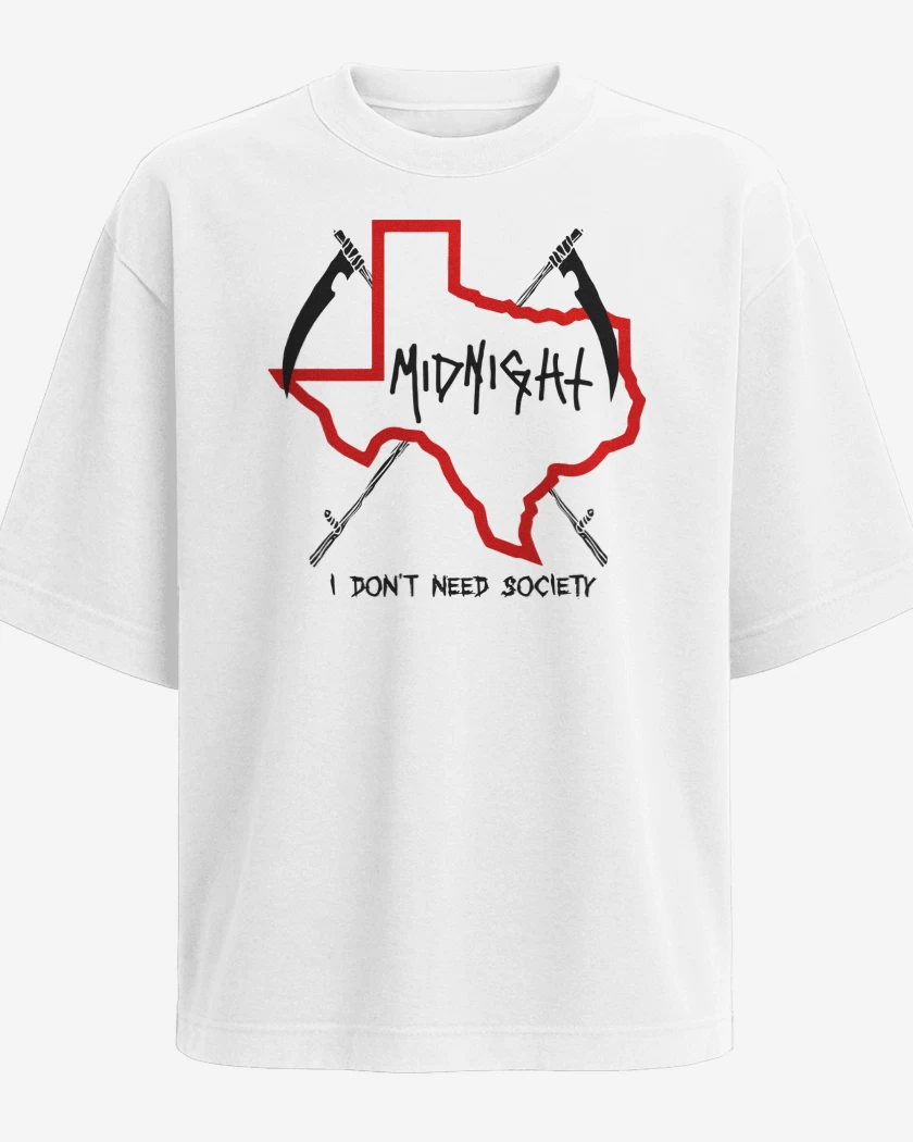 Polera Oversize Midnight I Dont Need Society
