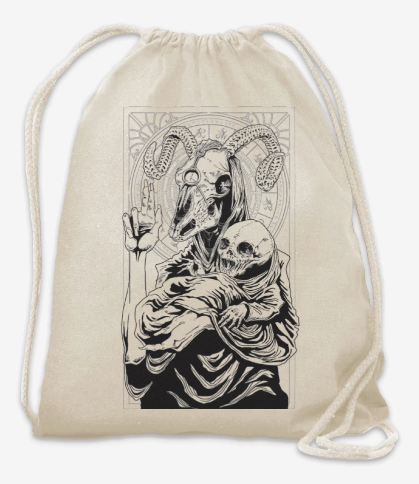 Mochila Blanco de Hell beast