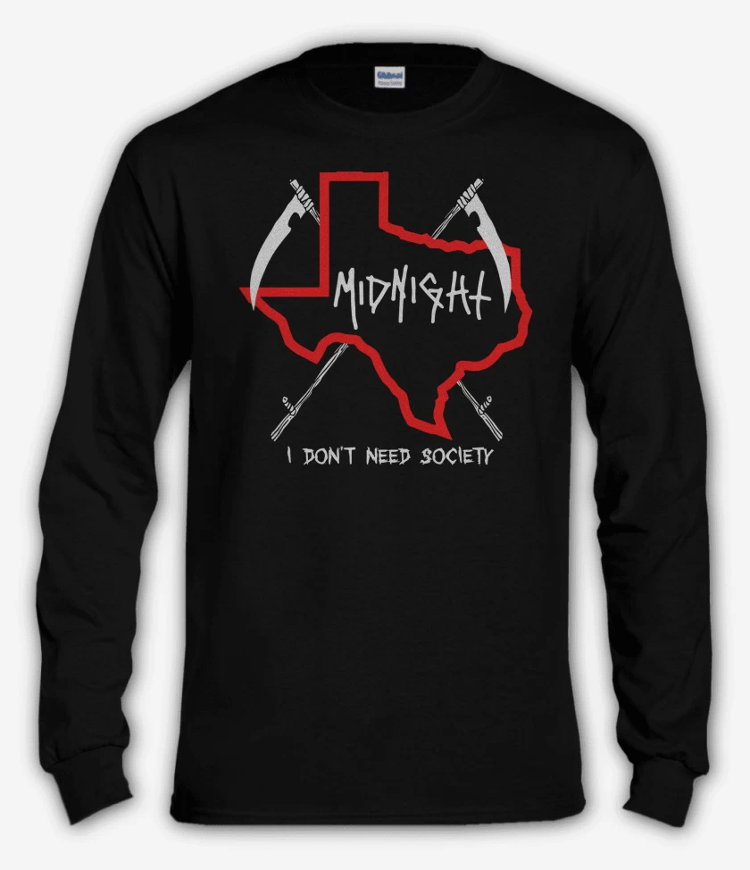 Polera manga larga Midnight I Dont Need Society N 