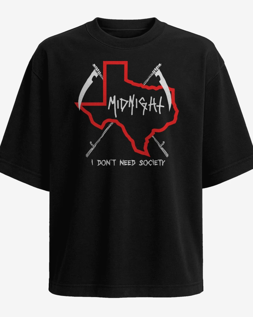 Polera Oversize Midnight I Dont Need Society N 