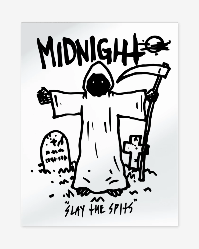 Print metalico Midnight Slay the Spits N