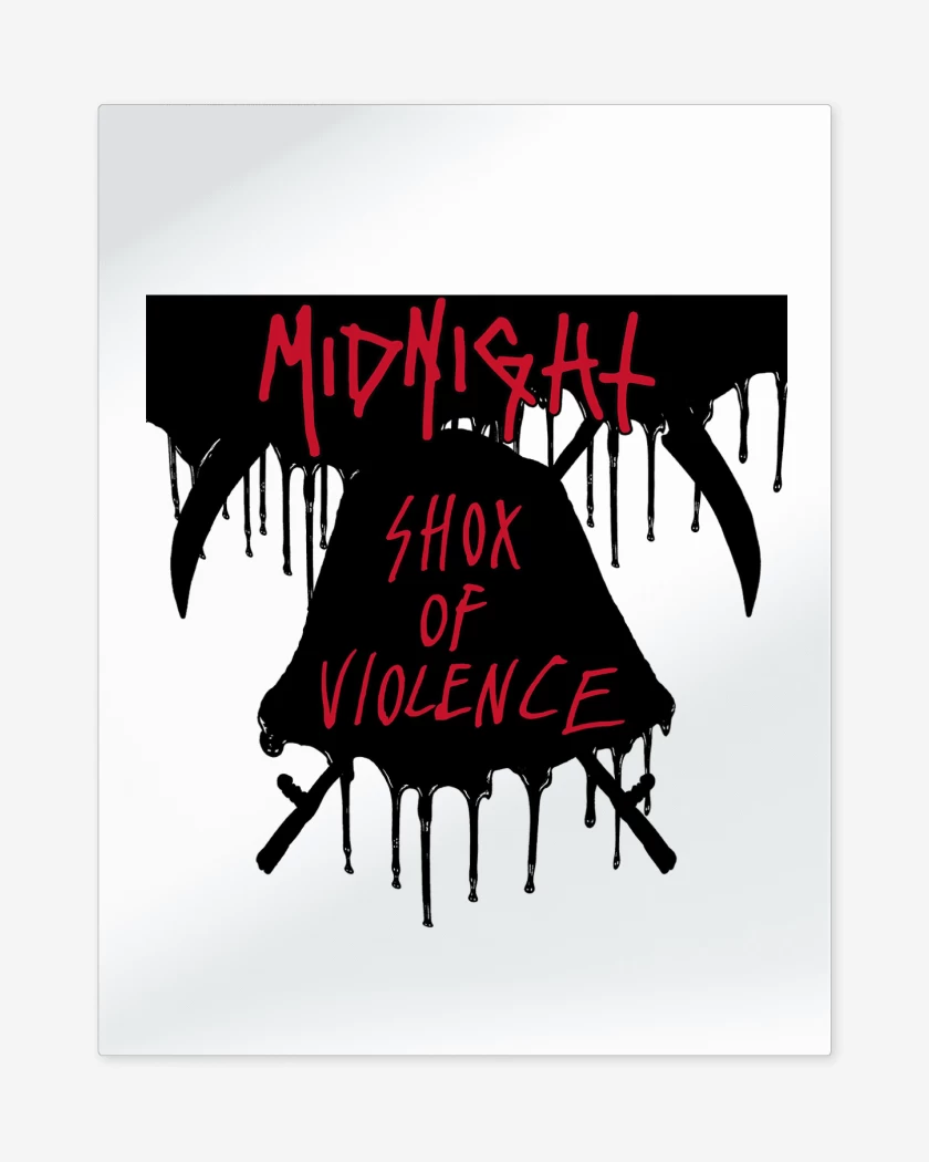 Print metalico Midnight Shox Of Violence