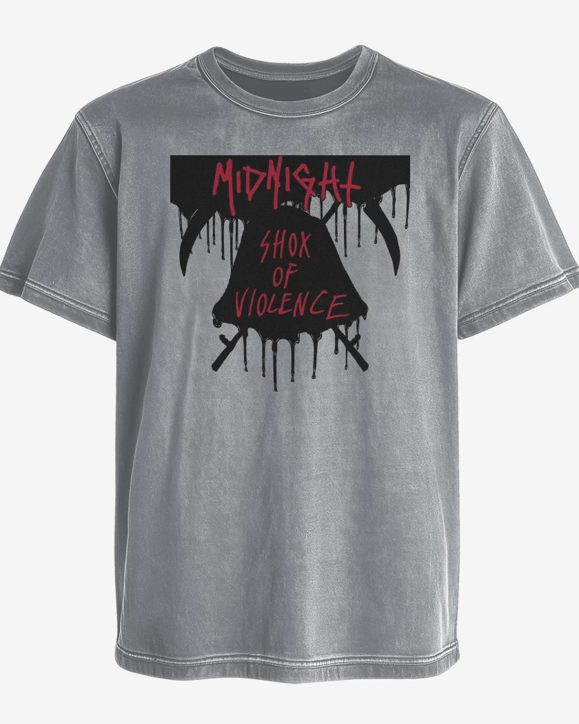 Polera desgastada Midnight Shox Of Violence