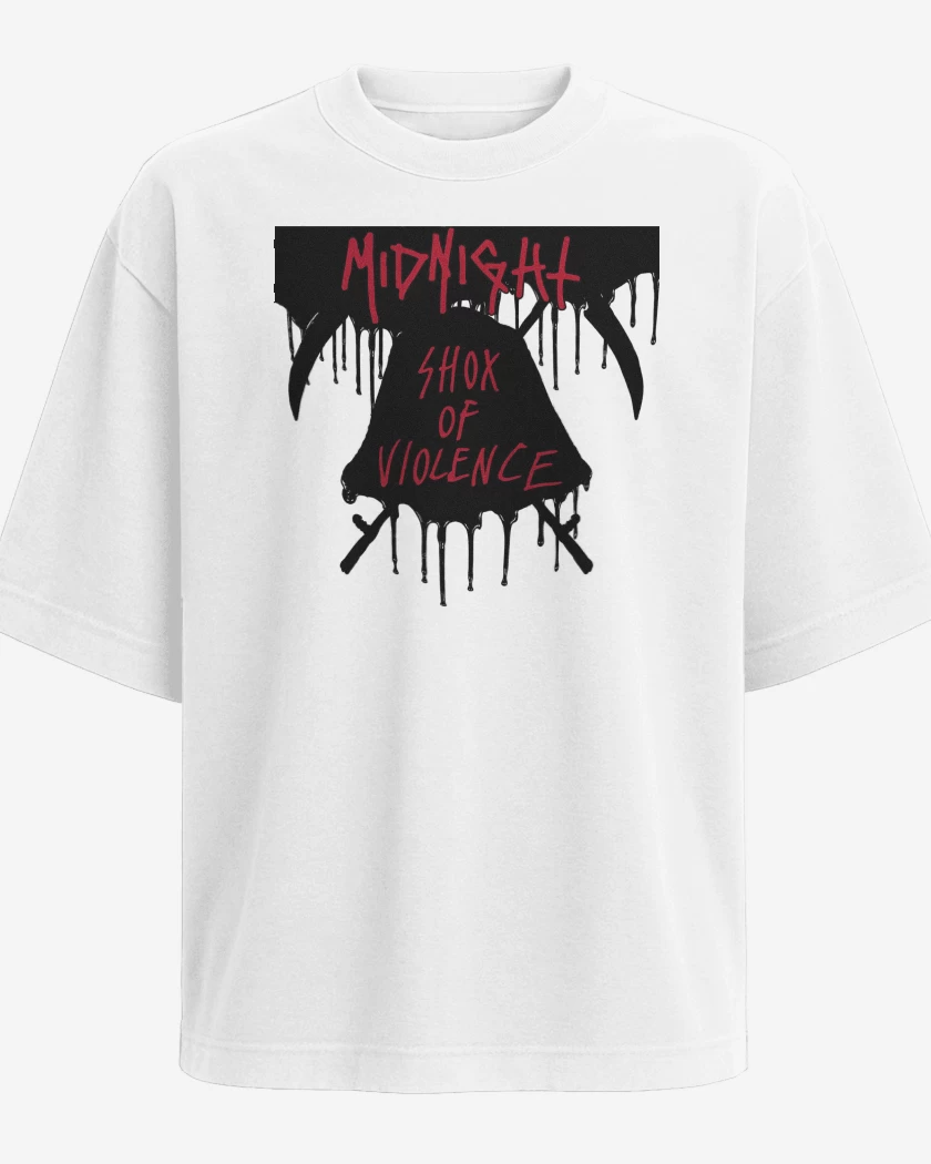 Polera Oversize Midnight Shox Of Violence