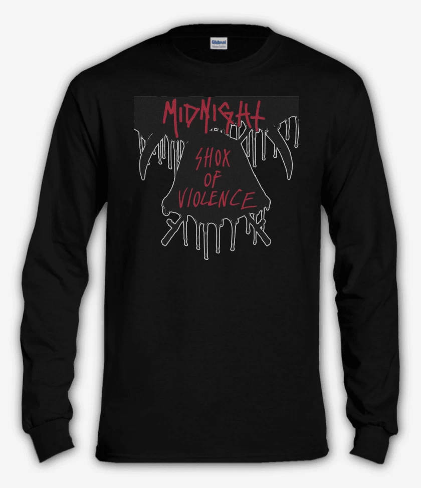 Polera manga larga Midnight Shox of Violence N