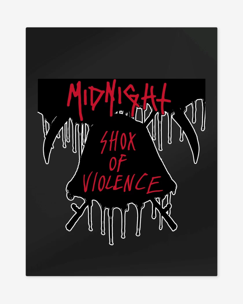 Print metalico Midnight Shox of Violence N