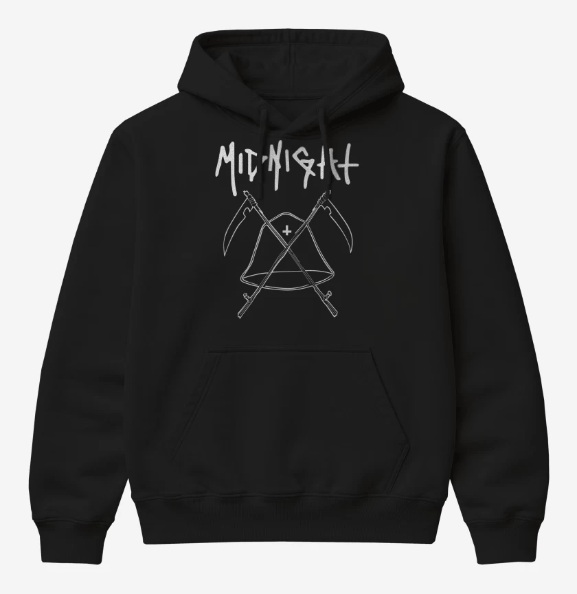 Poleron Canguro básico Negro de Midnight Logo