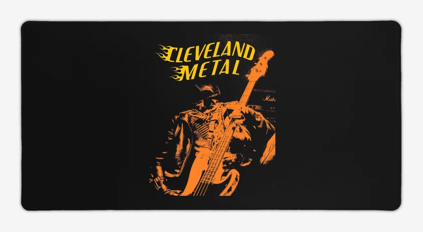 Mouse pad Gamer Midnight Cleveland Metal