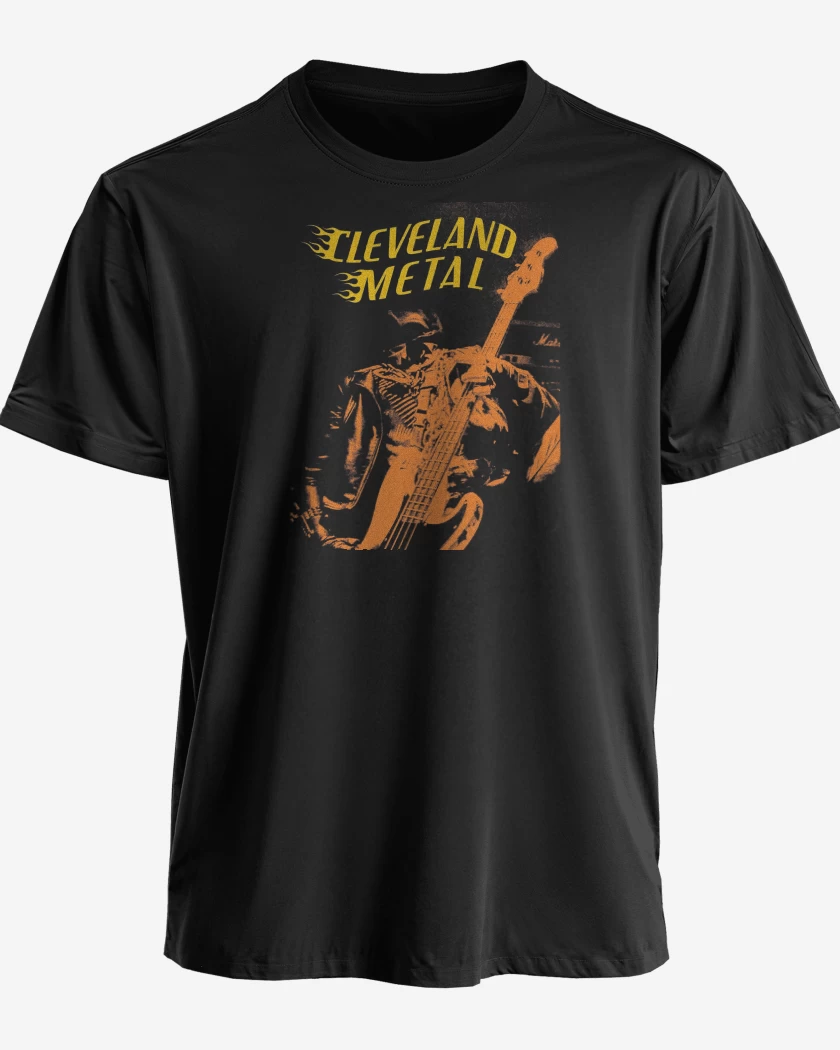 Polera premium Negro de Midnight Cleveland Metal