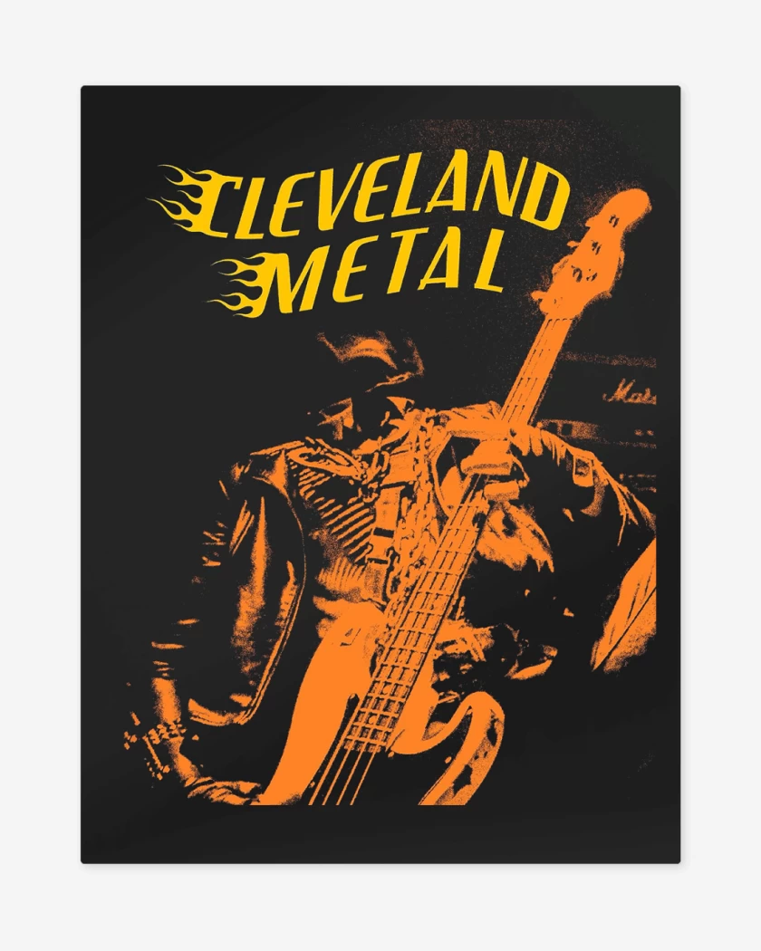 Print metalico Midnight Cleveland Metal