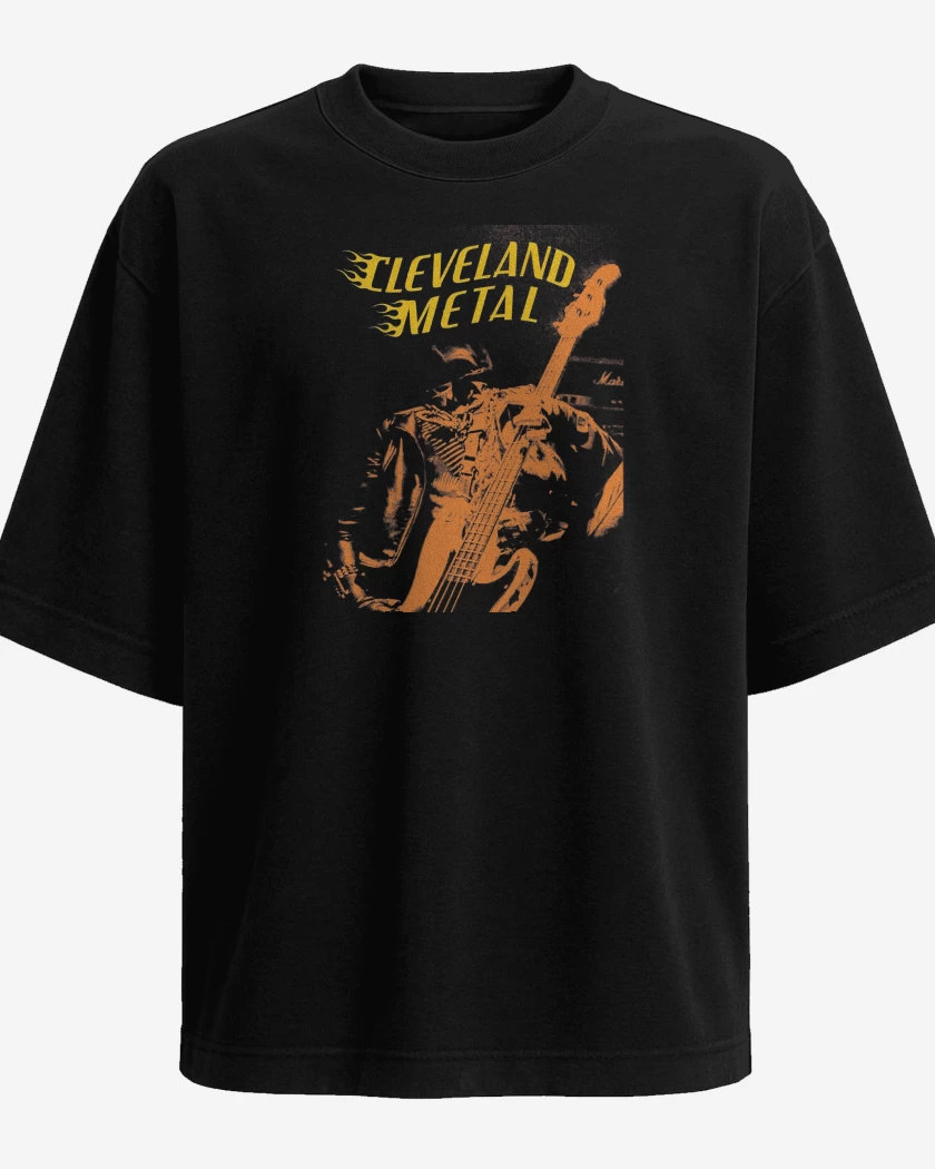 Polera Oversize Midnight Cleveland Metal