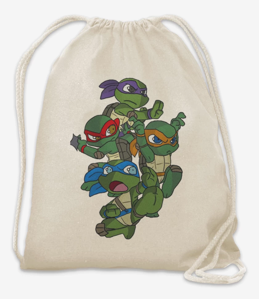 Mochila Blanco de Tortugas ninjas