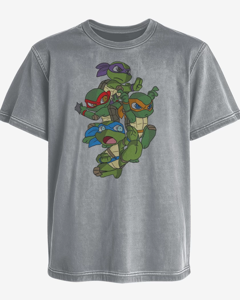 Polera desgastada Tortugas ninjas