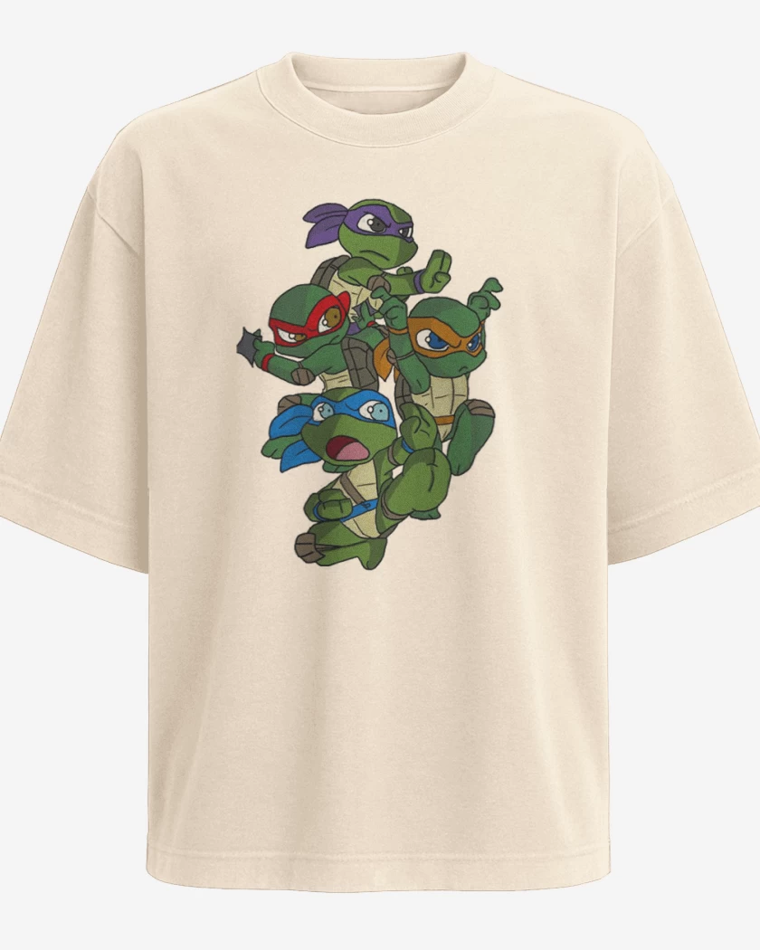 Polera Oversize Tortugas ninjas